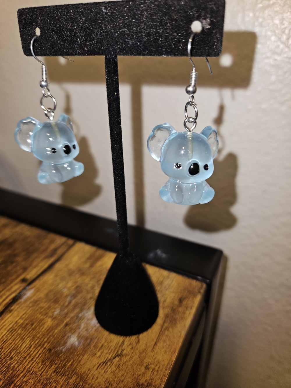 Light Blue Koala Dangle Earrings for Kids — Charming Cute Jewelry